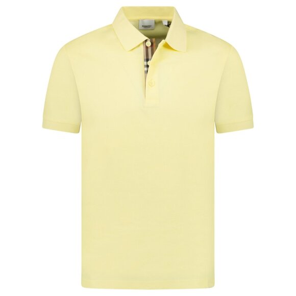 Burberry Men’s Hartford Cotton Polo T-shirt Frosted Lemon S 8104324